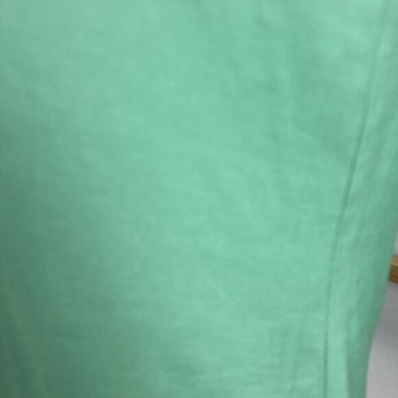 Banana Republic Fresh Green lined chiffon Sleeveless blouse scoop neck and back - Picture 6 of 9